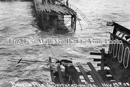 ES 6217 - Broken Pier, Southend On Sea, Essex 1908