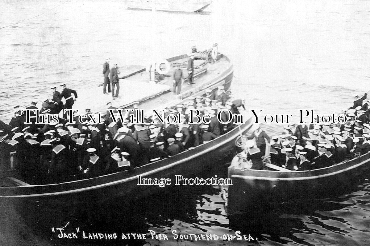 ES 6235 - Jack Landing At The Pier, Southend On Sea, Essex