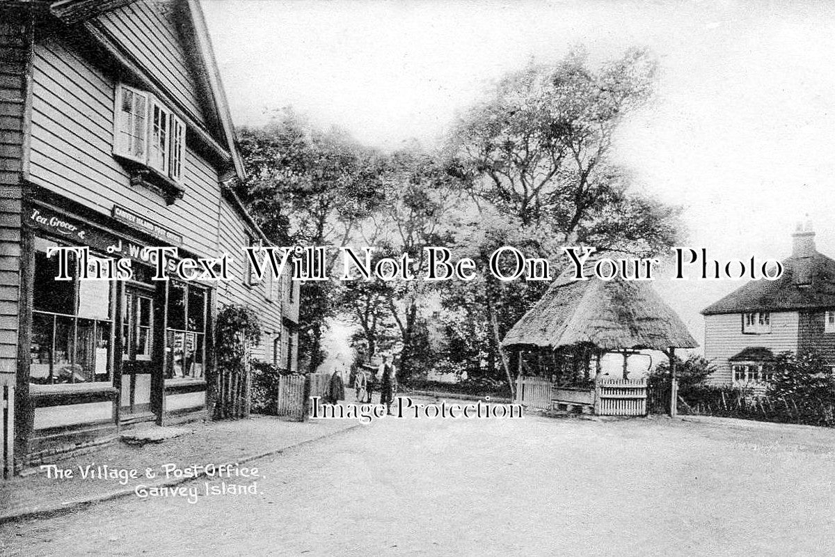 ES 6264 - Village & Post Office, Canvey Island, Essex c1920