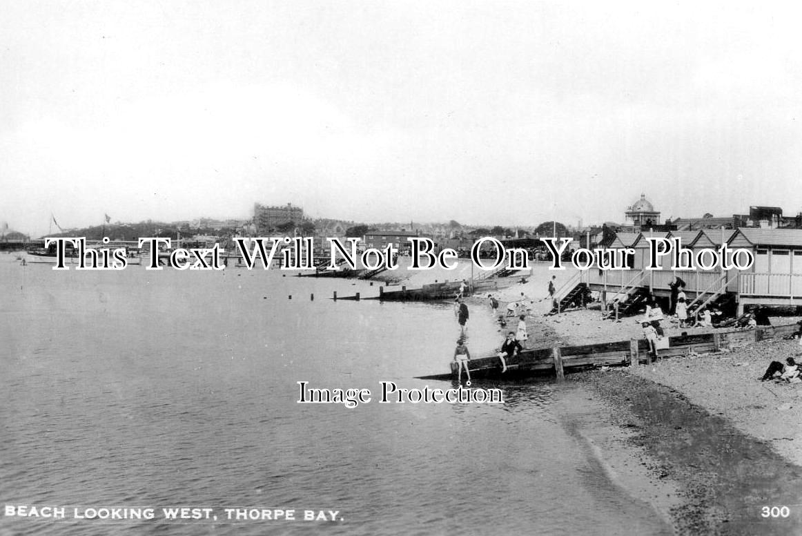 ES 6319 - Beach Looking West, Thorpe Bay, Essex