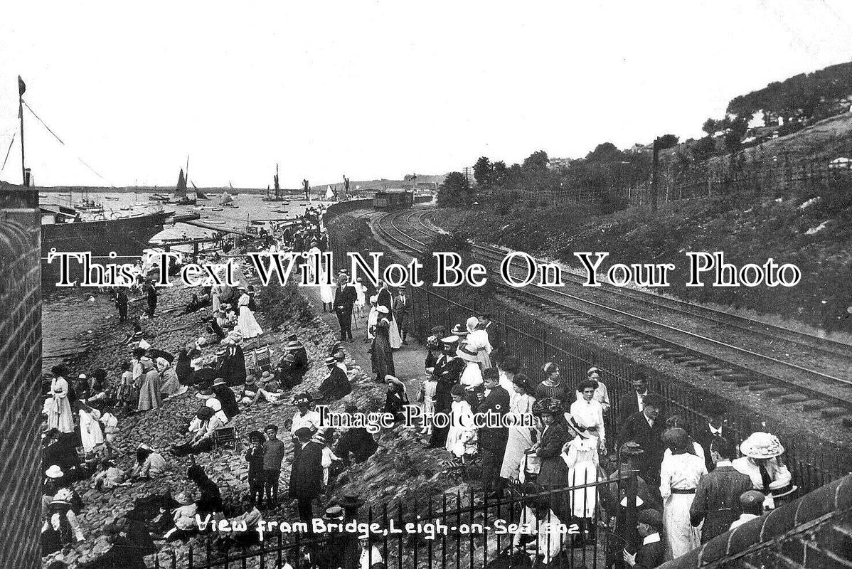 ES 6343 - View From Railway Bridge, Leigh On Sea, Essex