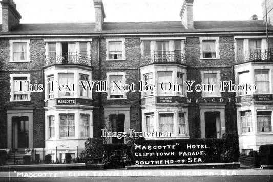 ES 6349 - Mascotte Hotel, Cliff Town Parade, Southend On Sea, Essex