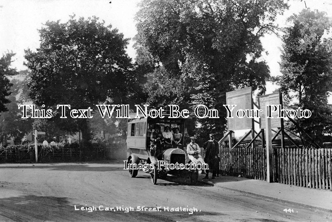 ES 662 - Leigh Car, High Street, Hadleigh, Essex c1914