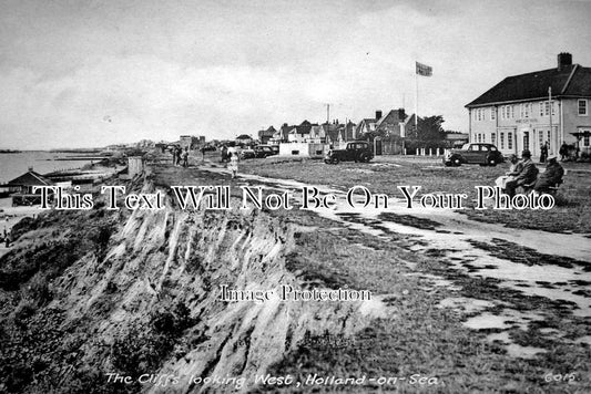 ES 771 - The Cliffs Looking West, Holland On Sea, Essex