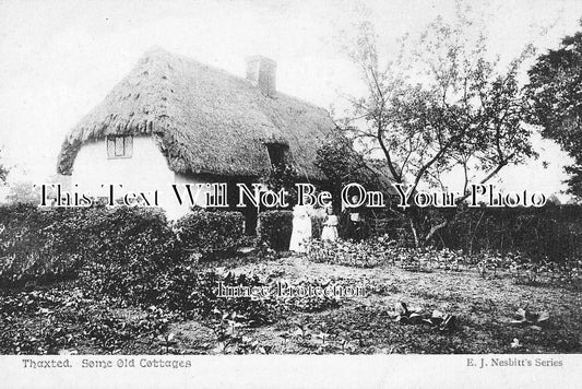 ES 772 - Old Cottages, Thaxted, Essex