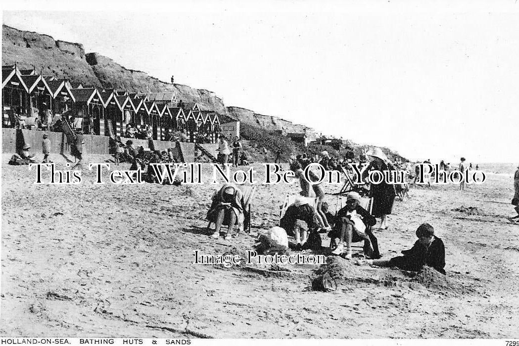 ES 835 - Bathing Huts & Sands, Holland On Sea, Essex