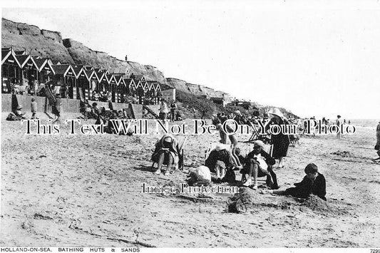 ES 835 - Bathing Huts & Sands, Holland On Sea, Essex