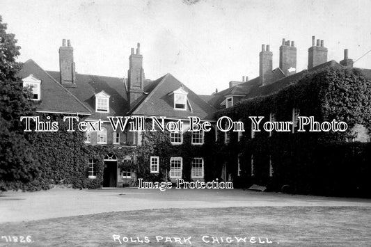 ES 839 - Rolls Park (Demolished 1953) Chigwell, Essex c1920