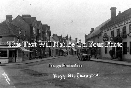 ES 852 - High Street, Dunmow, Essex c1914