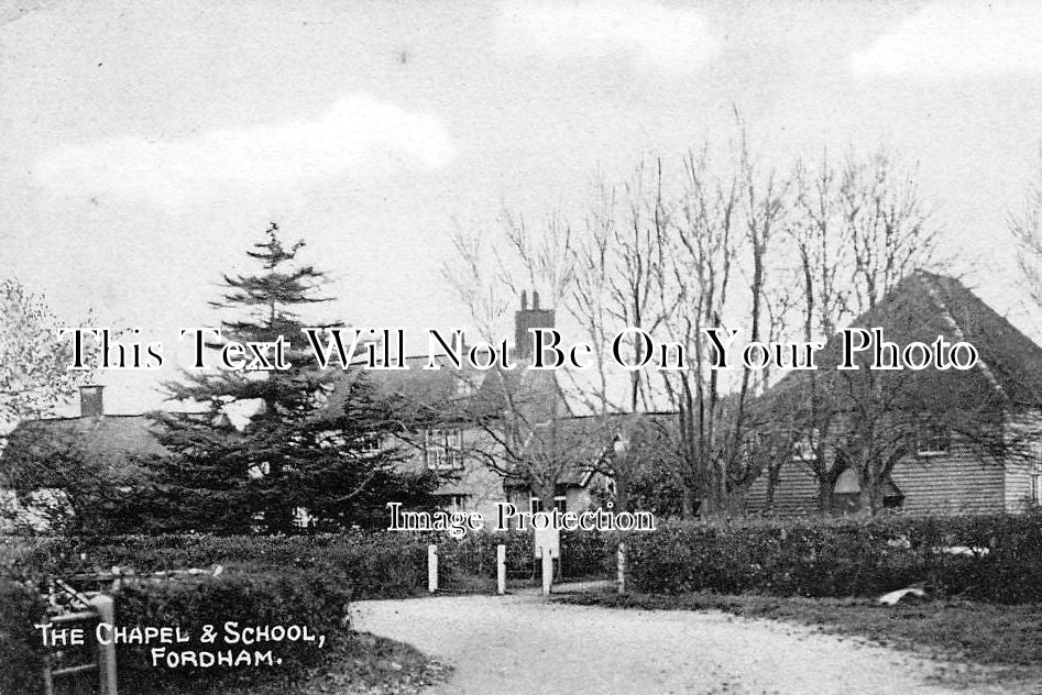 ES 872 - Chapel & School, Fordham, Essex