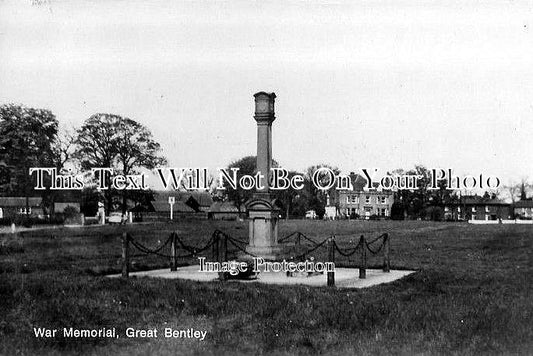 ES 882 - War Memorial, The Green, Great Bentley, Essex