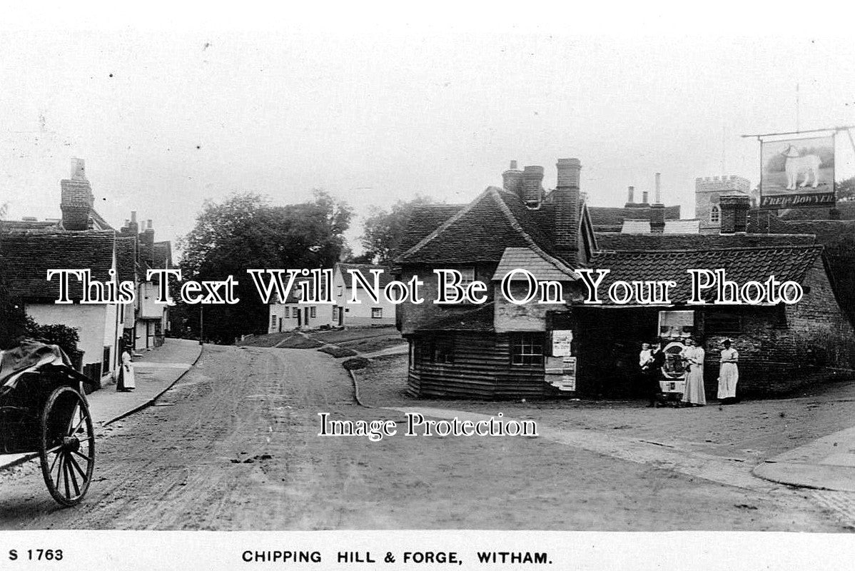 ES 909 - Chipping Hill & Forge, Witham, Essex c1909