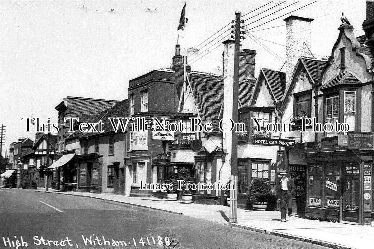 ES 914 - The High Street, Witham, Essex c1920