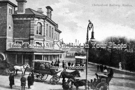 ES 917 - Chelmsford Railway Station, Essex c1909