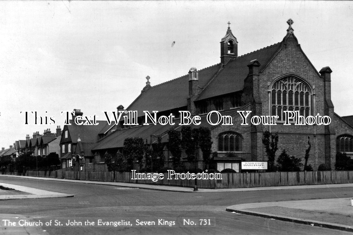 ES 918 - Church Of St John The Evangelist, Seven Kings, London, Essex