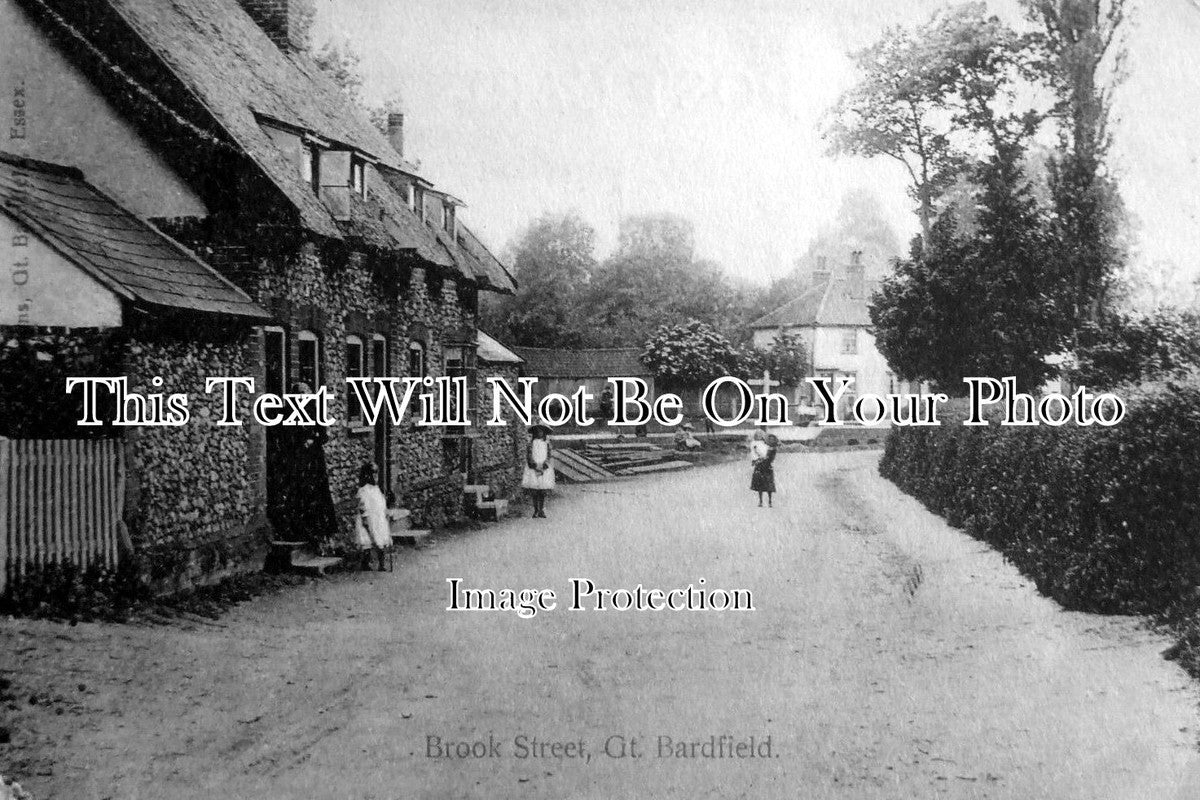 ES 942 - Brook Street, Great Bardfield, Essex c1907