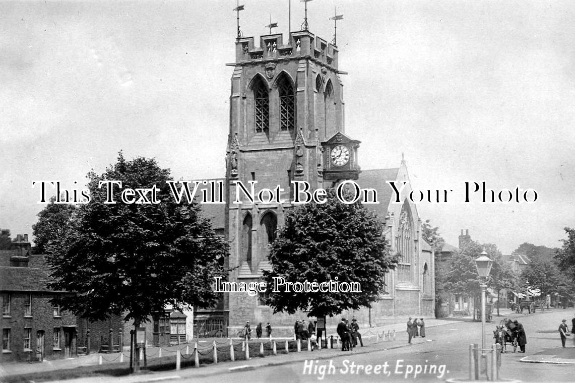 ES 955 - Church, High Street, Epping, Essex c1917