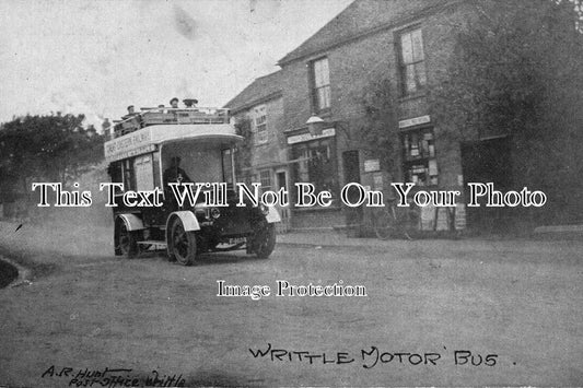 ES 991 - Motor Bus, Writtle, Essex c1905