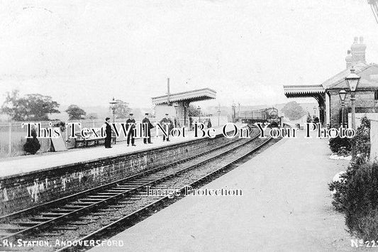 GL 1 - Andoversford Railway Station, Gloucestershire c1911