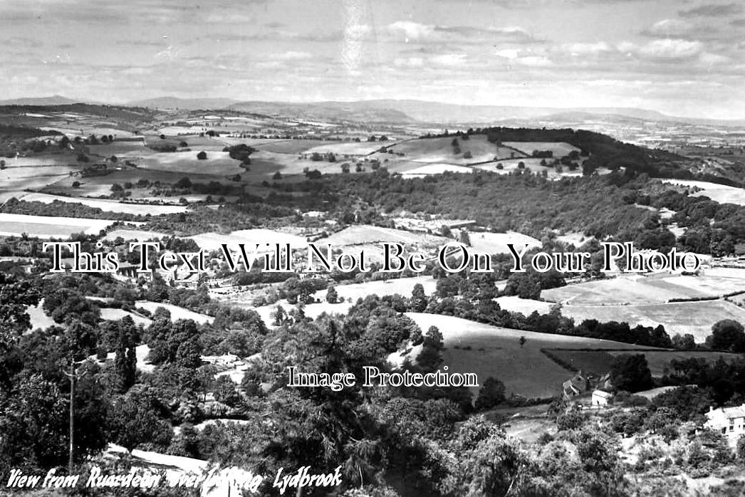 GL 1036 - View From Ruardean Overlooking Lydbrook, Gloucestershire
