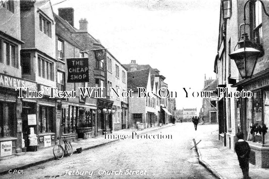 GL 1081 - Church Street, Tetbury, Gloucestershire c1909