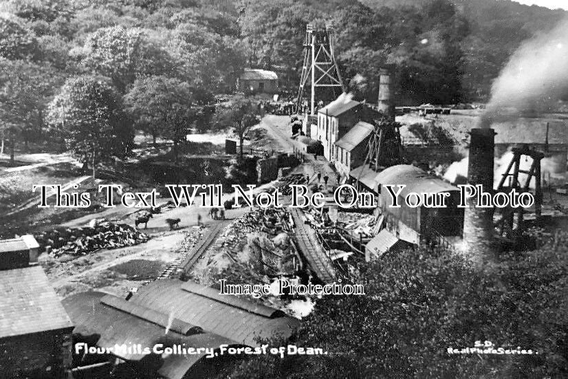 GL 1094 - Flour Mills Colliery, Bream, Gloucestershire c1913