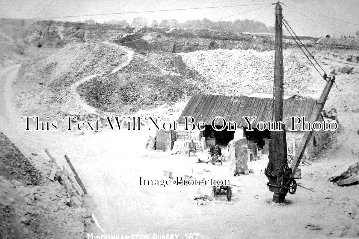 GL 1095 - Quarry, Minchinhampton, Gloucestershire c1911
