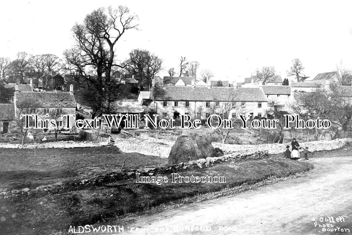 GL 1125 - Aldsworth From The Burford Road, Gloucestershire