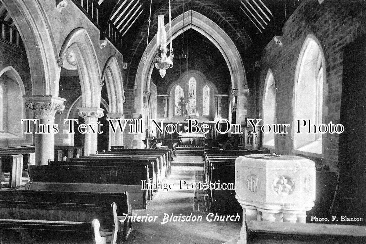GL 1155 - Blaisdon Parish Church Interior, Gloucestershire