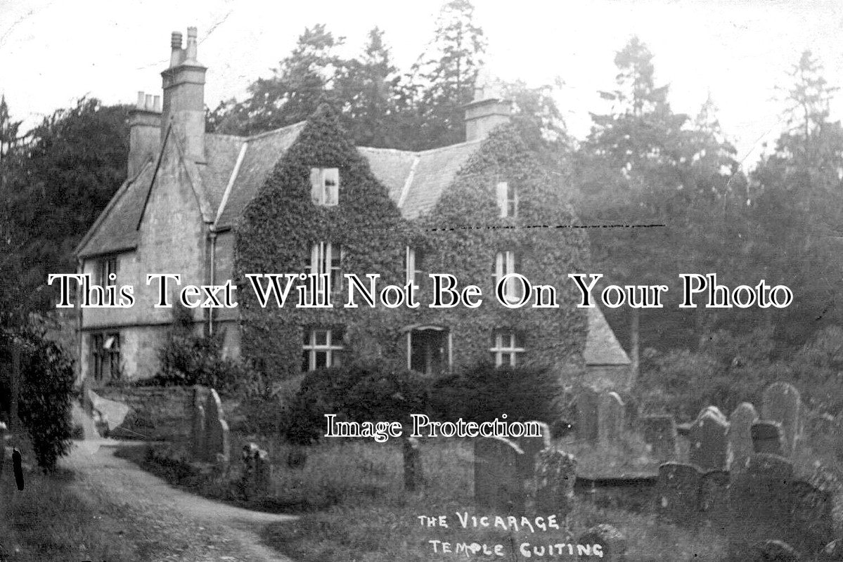 GL 1172 - The Vicarage, Temple Guiting, Gloucestershire c1913