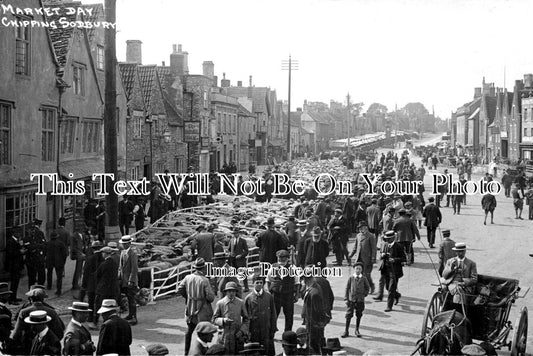GL 1196 - Market Day, Chipping Sodbury, Gloucestershire