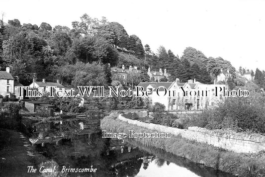 GL 1203 - The Canal, Brimscombe, Gloucestershire c1938