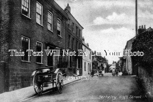 GL 123 - High Street, Berkeley, Gloucestershire c1908