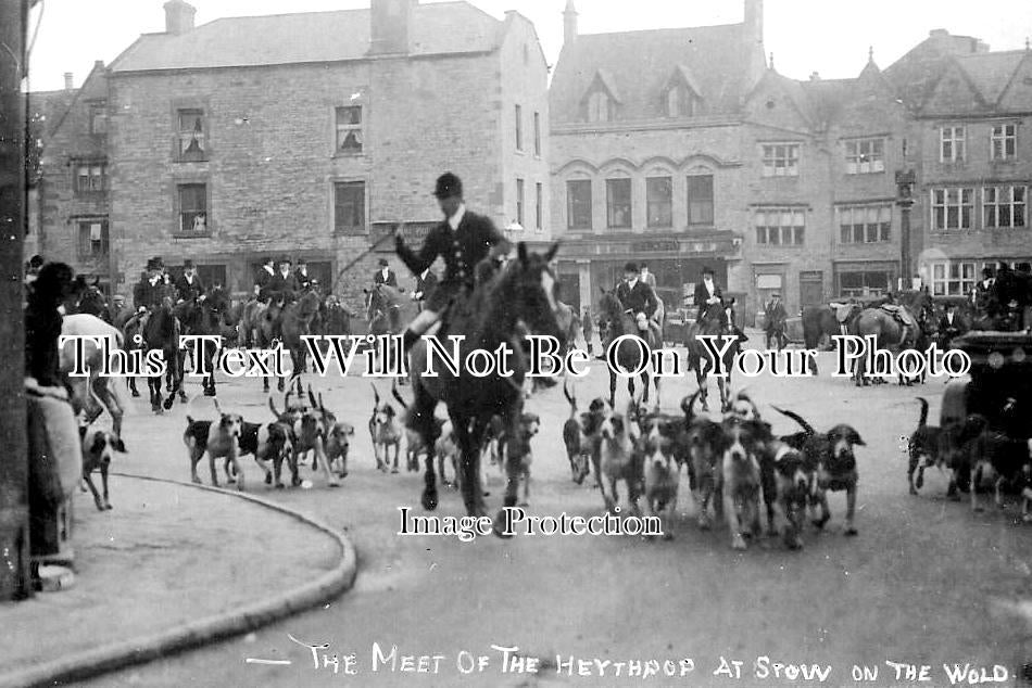 GL 1232 - The Hunt Meet, Stow On The Wold, Gloucestershire