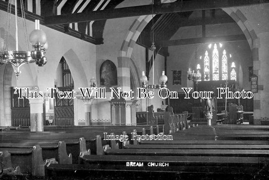 GL 1245 - St James Church Interior, Bream, Gloucestershire c1907