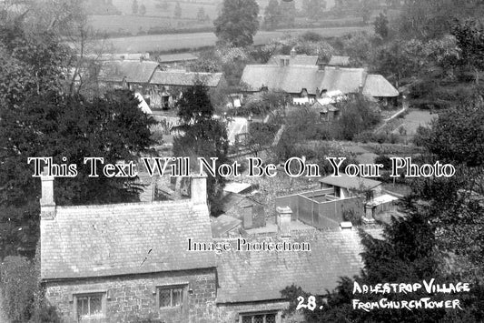 GL 1248 - Adlestrop From Church Tower, Gloucestershire