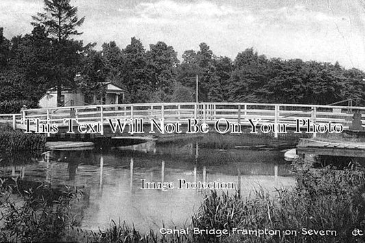 GL 128 - Canal Bridge, Frampton On Severn, Gloucestershire c1919