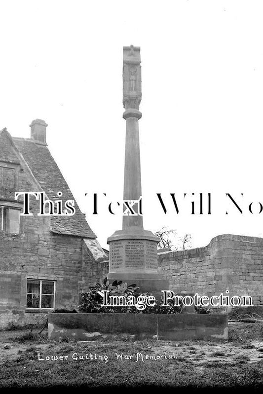 GL 1284 - Lower Guiting War Memorial, Gloucestershire