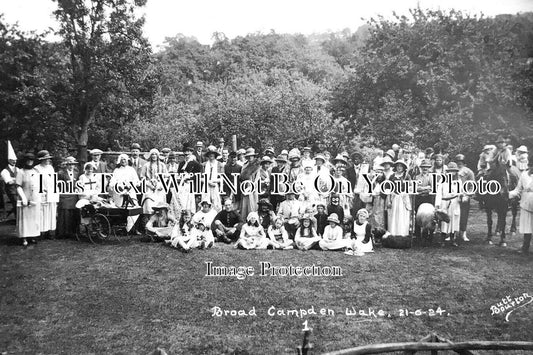 GL 1293 - Broad Campden Funeral Wake, Gloucestershire 1924