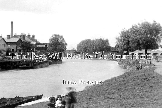 GL 1313 - Severn Pleasure Steamer & GWR Black Bridge, Gloucester c1905