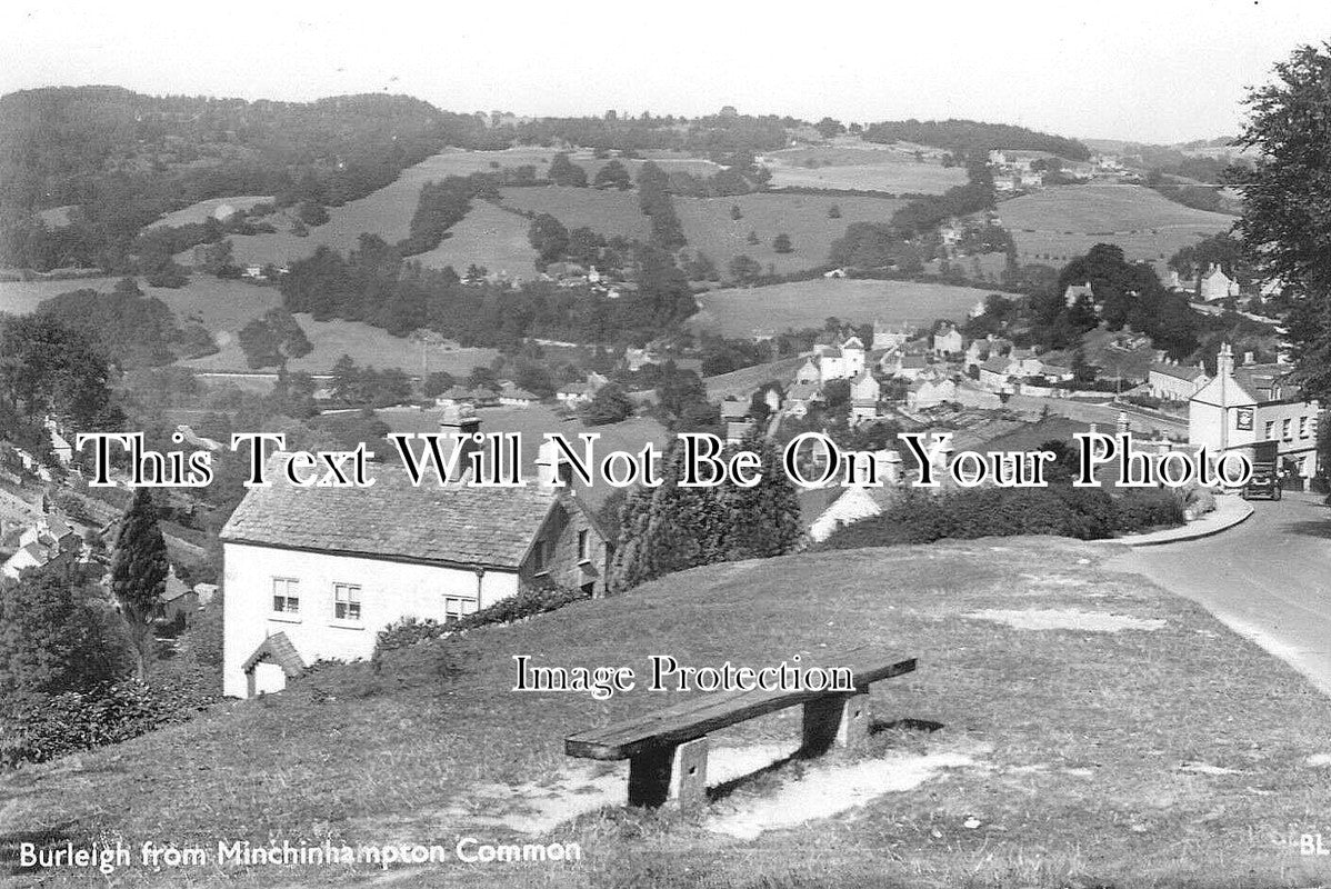 GL 1317 - Burleigh From Minchinhampton, Gloucestershire