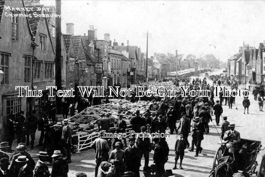 GL 132 - Market Day, Chipping Sodbry, Gloucestershire