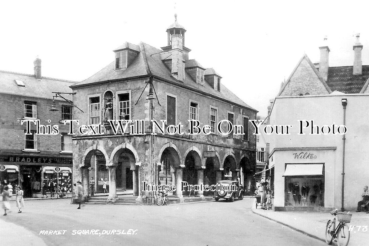 GL 1460 - Market Square, Dursley, Gloucestershire c1930