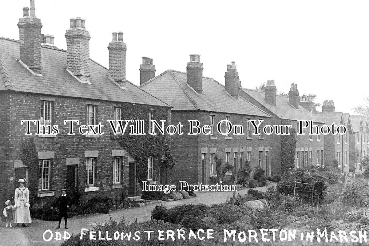 GL 1461 - Odd Fellows Terrace, Moreton In Marsh, Gloucestershire c1908