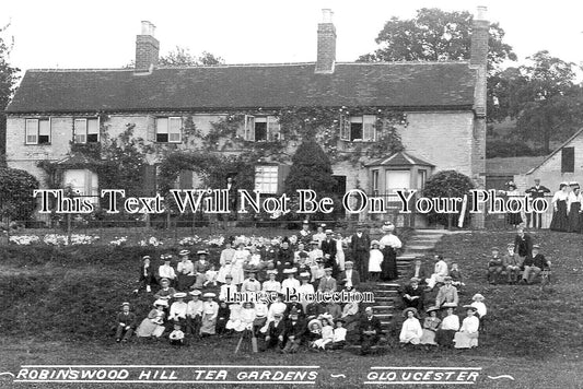 GL 1462 - Robinshood Hill Tea Gardens, Gloucester, Gloucestershire 1907