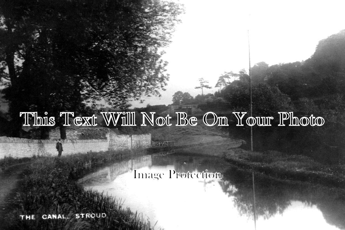 GL 1488 - The Canal, Stroud, Gloucestershire c1913