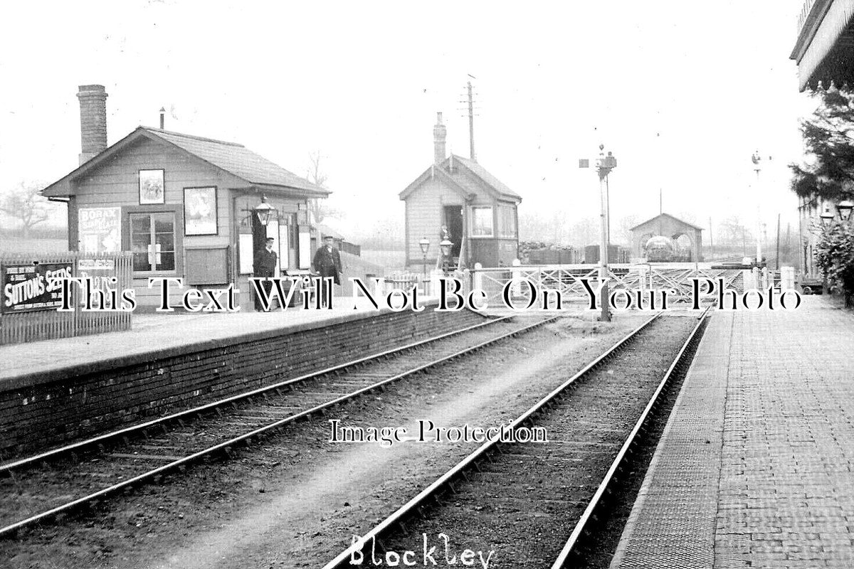 GL 1521 - Blockley Railway Station, Gloucestershire c1906