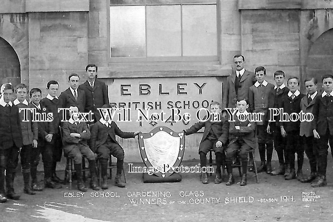 GL 1590 - Ebley School Gardening Class, Gloucestershire 1911