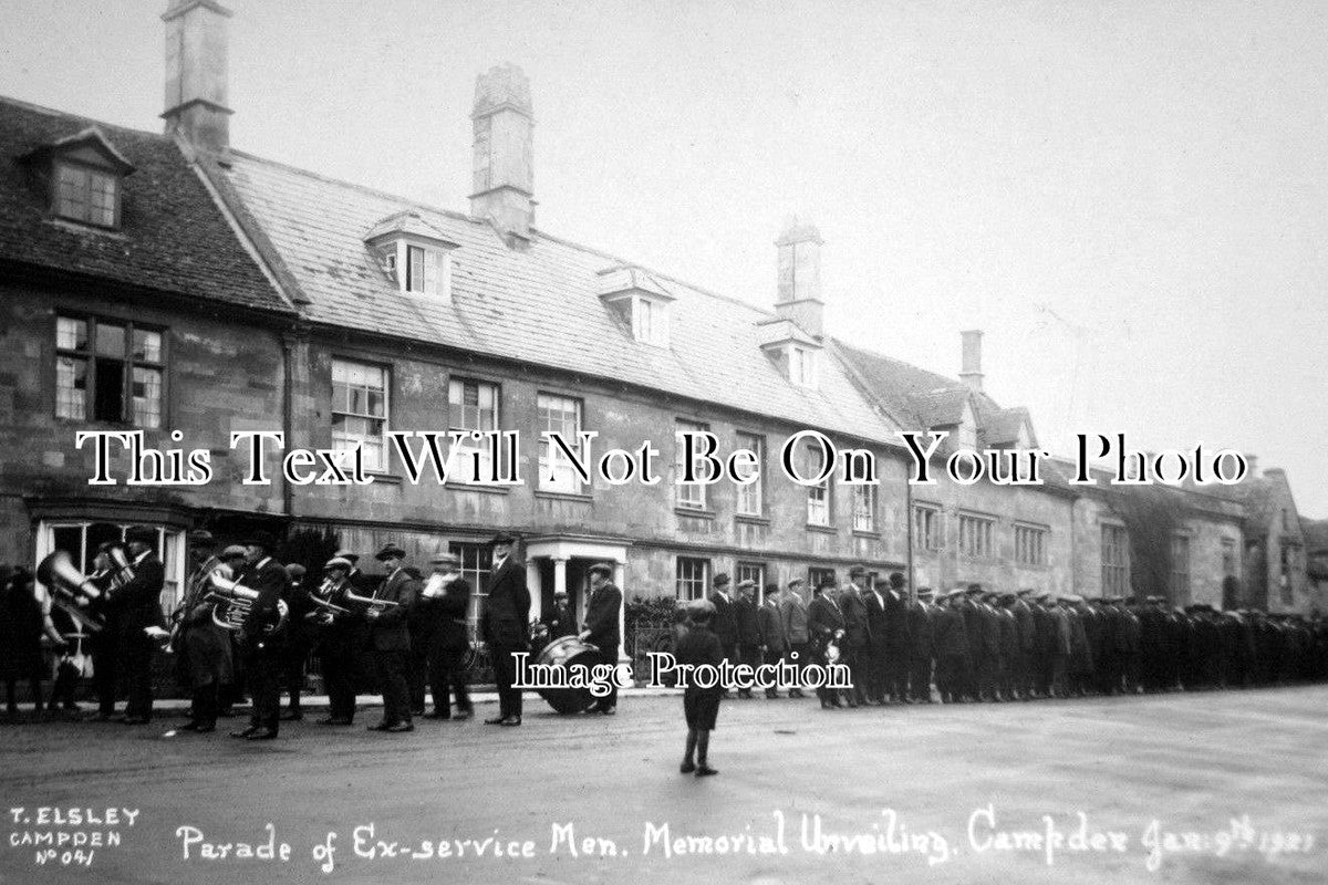 GL 160 - Parade Of Ex Servicemen, Chipping Campden, Gloucestershire 1921