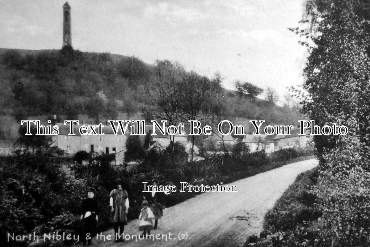 GL 167 - North Nibley & The Monument, Gloucestershire c1920